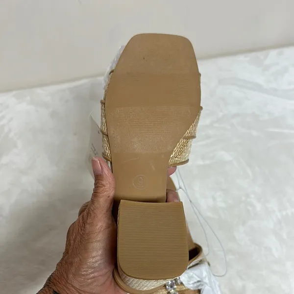 A New Day Women's Tan Slide Sandals - Image 6