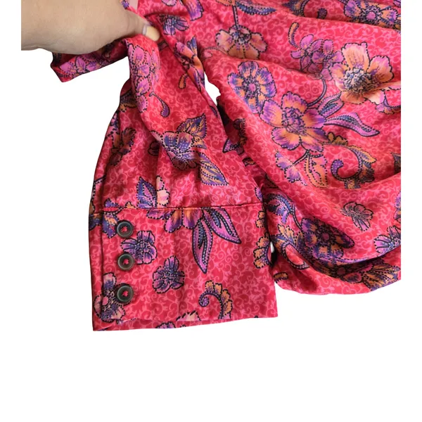 Free People I Got You Printed Blouse Size: S - Image 5