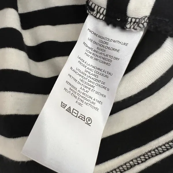 Anthropologie Maeve Flouncy Stripe Women's Blouse Top Shirt Large Ruffle Cuff‎ - Image 5