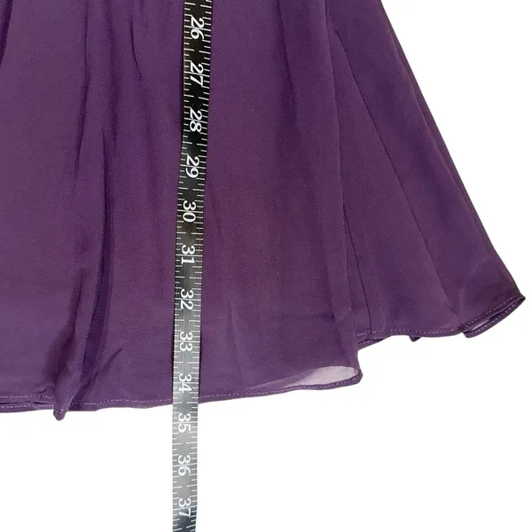 NWT Lulus Forevermore Dusty Purple Skater Halter Neck Mini Dress XS - Image 10