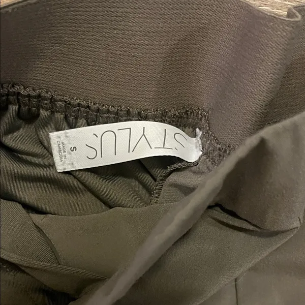 STYLUS Women's Taupe Chinos Brown - Image 2