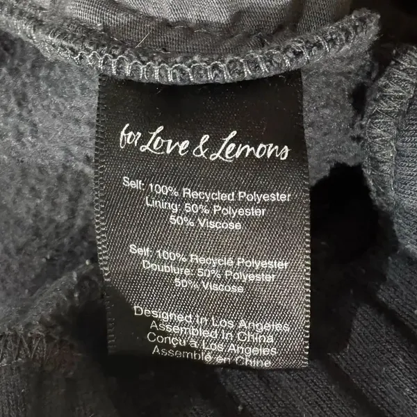 For Love and Lemons Grey Sweatpants Women’s Small - Image 3