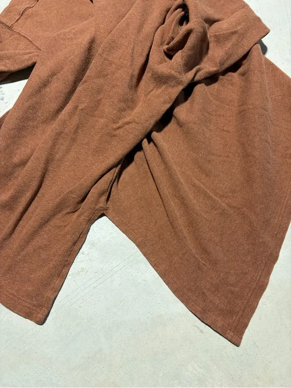 PACT Brown Long Sleeve Crewneck shirt medium organic cotton - Image 9