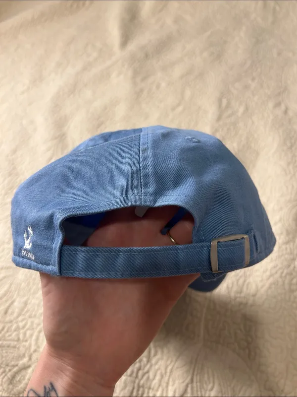 Light Blue Baseball Cap with Tropical Patch - Image 4