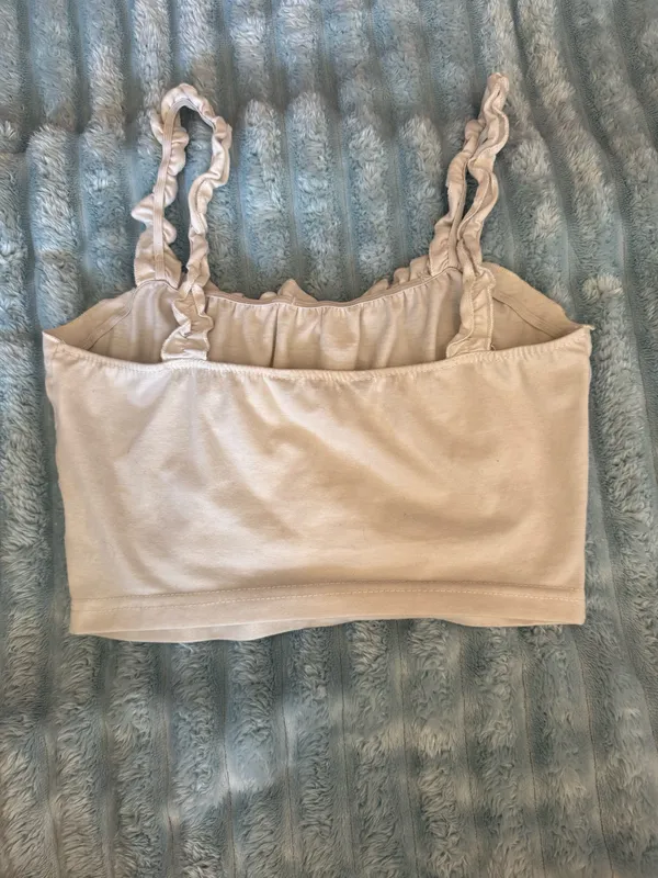 Shein White Crop Top - Image 2