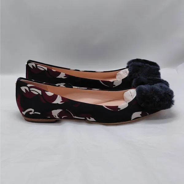 Kate Spade Womens Flats Size 8.5 Navy Quiet Luxury Whimsigoth Dark Romantic - Image 2