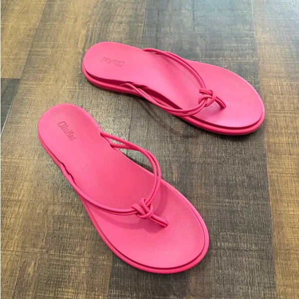 Olukai Pink Flip Flop Sandals Womens Size 8.5 - Image 5