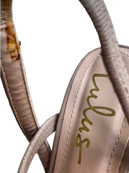 Lulu's Nude Strappy Sandal - Elegant Women's Heels - Image 3