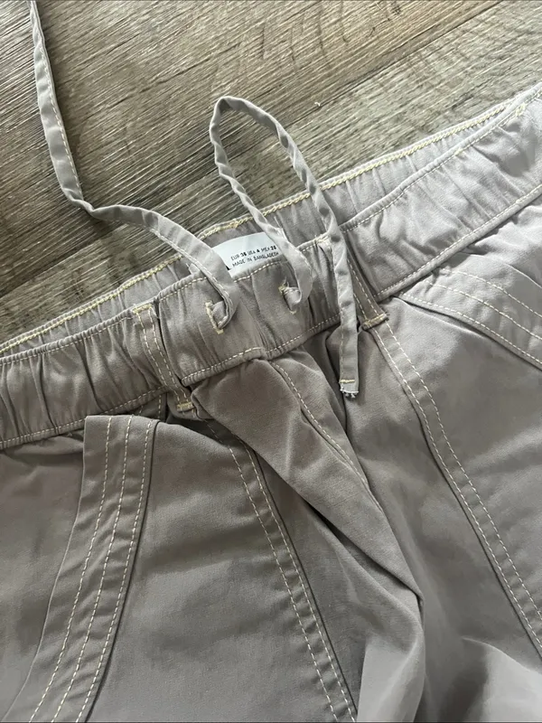 Zara utility cargo trousers size 4 - Image 6