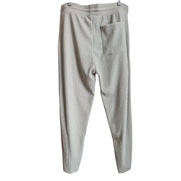 Zara ribbed straight leg pants size Large - Image 3