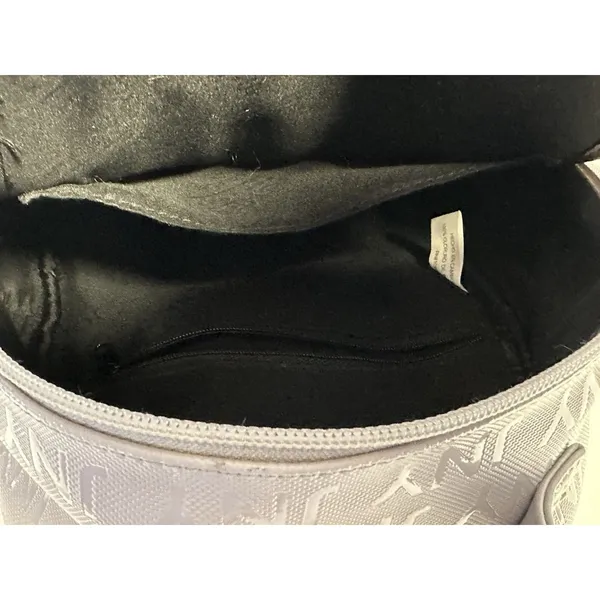 Jones New York JNY Mini Backpack Dusty Lavender Taupe Monogram Purse - Image 10