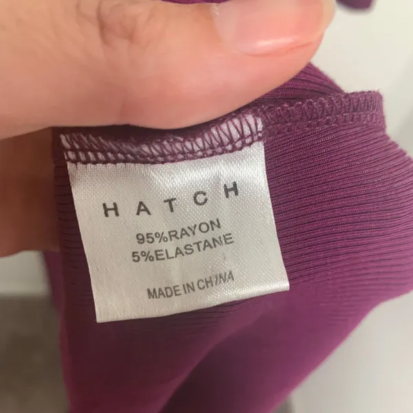 Hatch The Softest Rib Nursing Purple Maternity Nursing Dress Size 3 or Large - Image 12