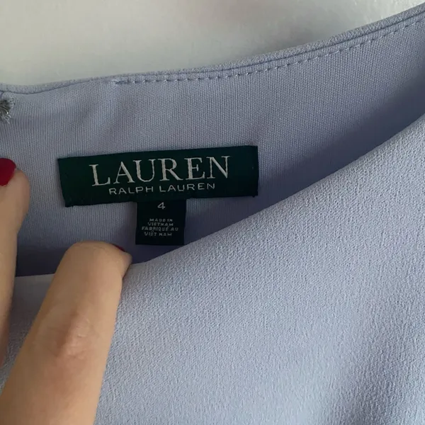 🛎️ Clearance Lauren Ralph Lauren Silvana Dress BabyBlue Color Size 4 - Image 10