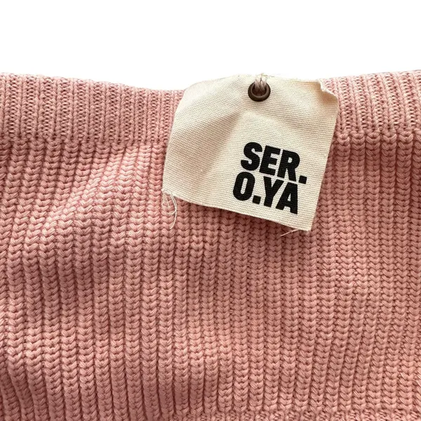 SER.O.YA Lola Knit‎ Distressed Strapless Cutout Dress NWT Small - Image 5