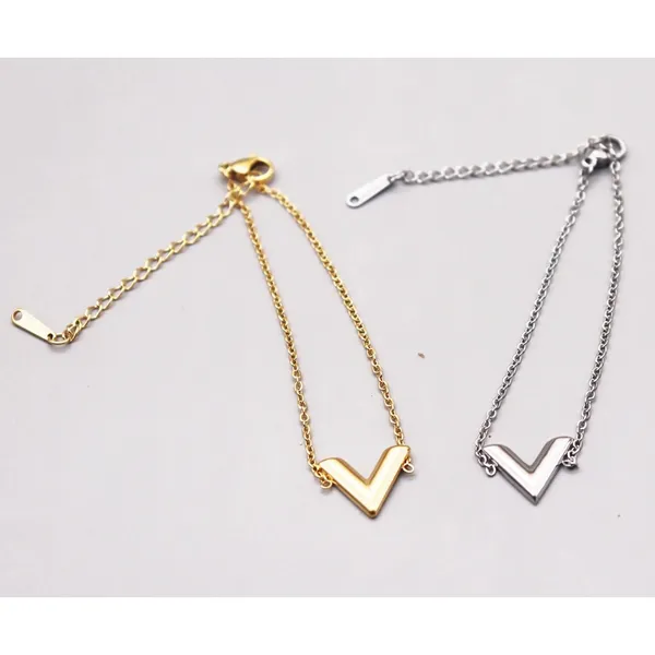 Dainty Yellow Gold Filled V-Shape‎ Bracelet, 7-9” - Image 7