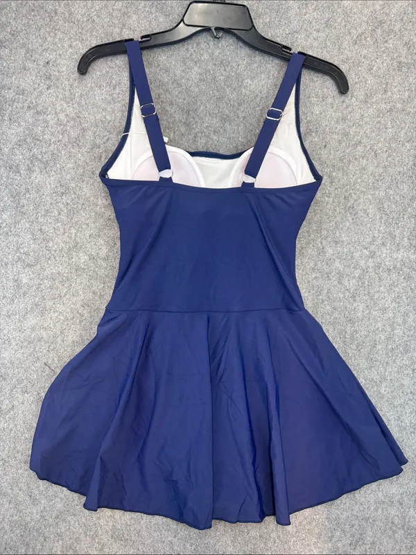 Eomenie Swimdress Swimsuit Tummy Control Swim Dresses Skirt one piece - Image 4