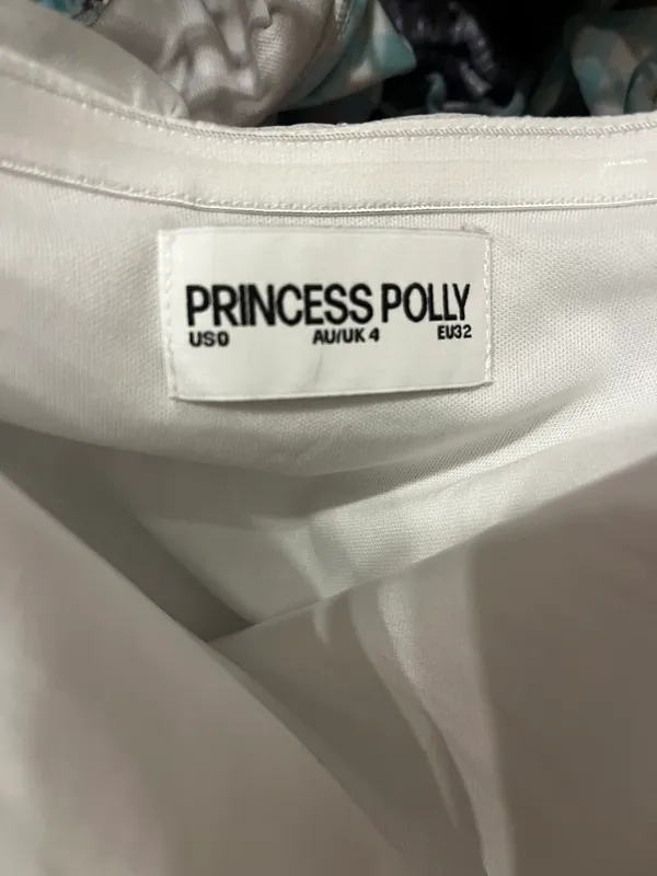 Princess Polly White Ruffle Mini Dress - Image 3