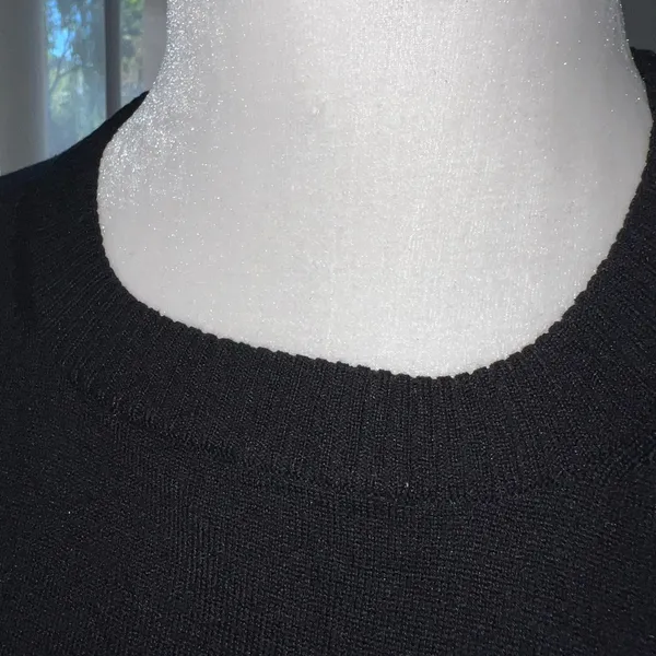 J.Crew Vintage Lightweight Slim Fit Black Sweater Vest Women’s Size M - Image 6