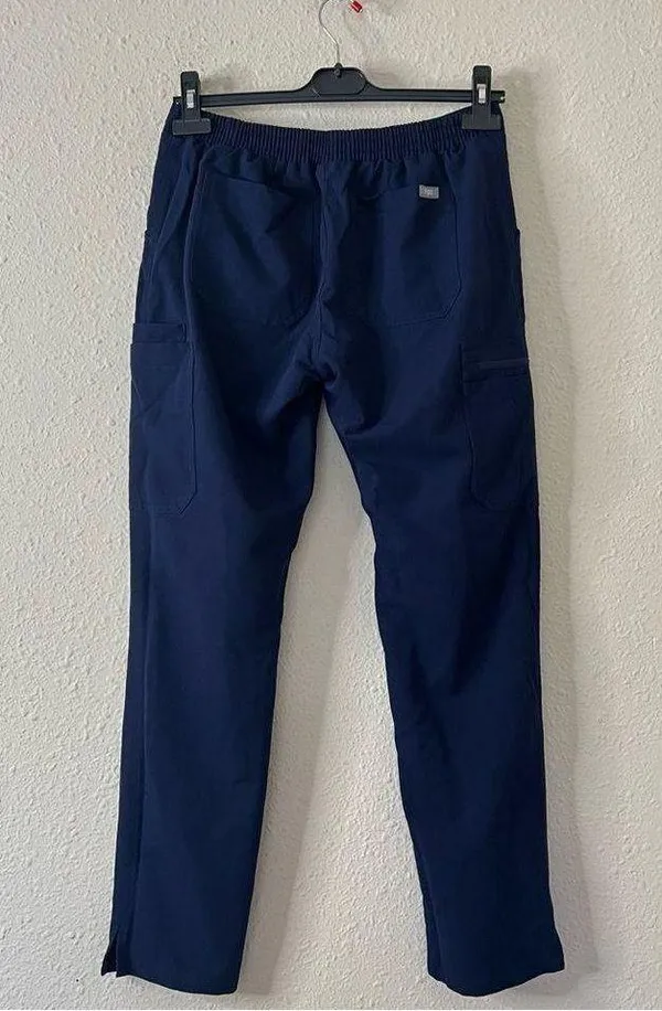 Figs Yola Skinny Scrub Pants Navy Blue Size Small - Image 6