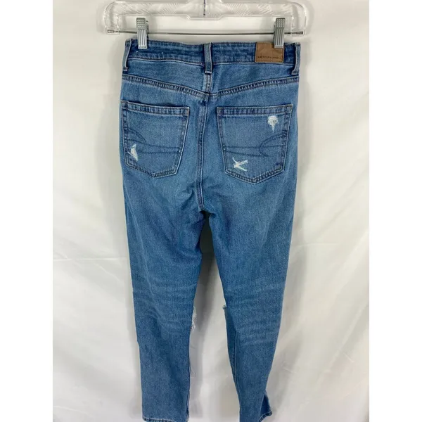 American Eagle Comfort Stretch Waistband Mom Jean Size 0R - Image 8