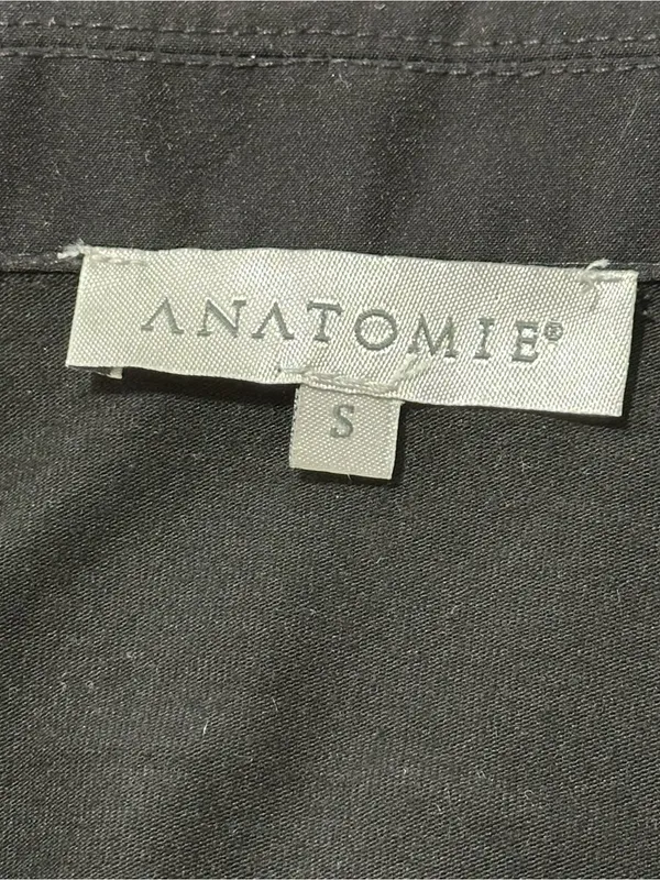 Anatomie Women’s Size S Black Sleeveless Zip Up Front Shirt Vest - Image 4
