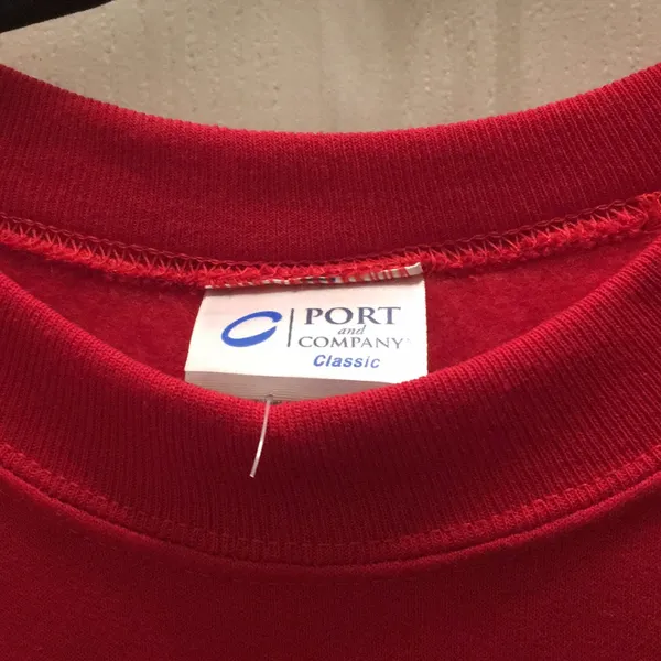FINAL MARKDOWN Unisex Yankton Sweatshirt (L) Red Size L - Image 4