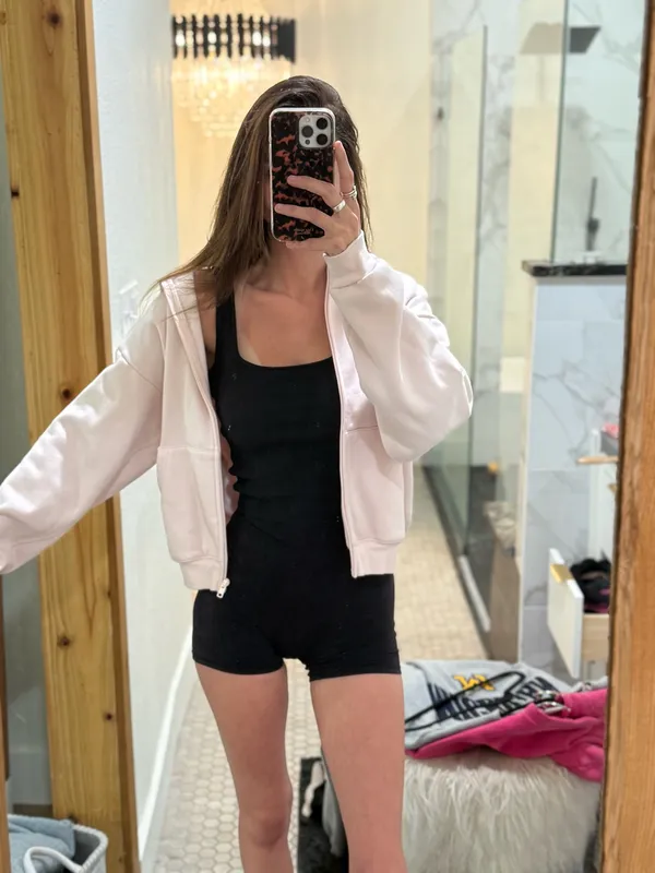 Skims crop zip up - Image 2