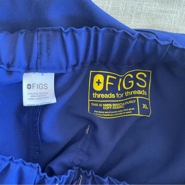 Figs Torbeck Cargo Scrub Pants Blue Purple Size XL Discontinued - Image 5