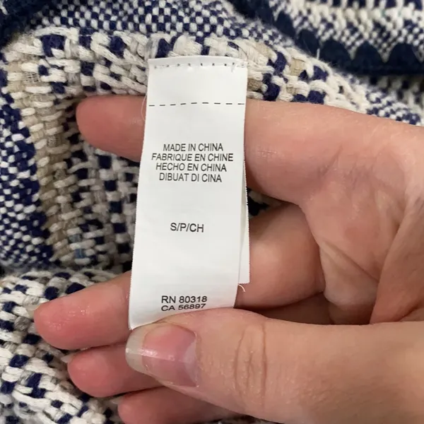 Lucky Brand Pottery boho fringed cardigan sz S - Image 12