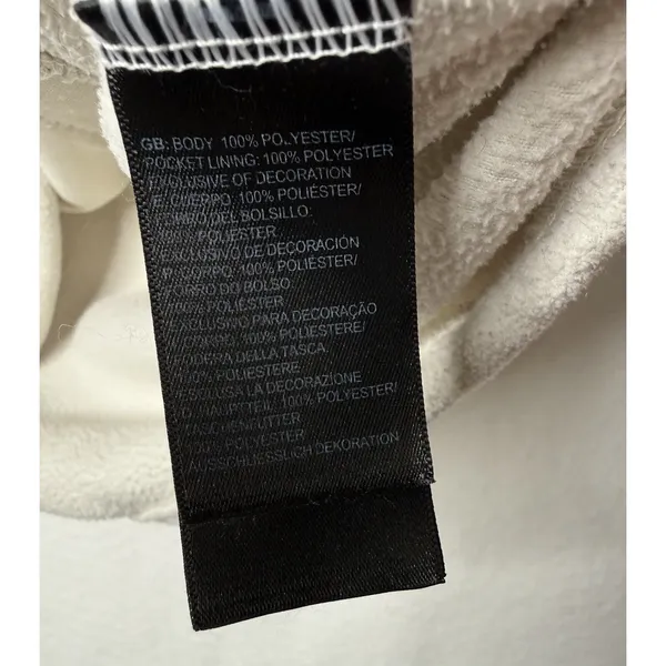 The North Face Fleece Sweater Women Med Mock Neck Pullover Cream Cabin Gorpcore - Image 6