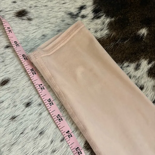 ALO YOGA Pink‎ Nectar Velvet Velour Leggings Size Large Y2K - Image 9
