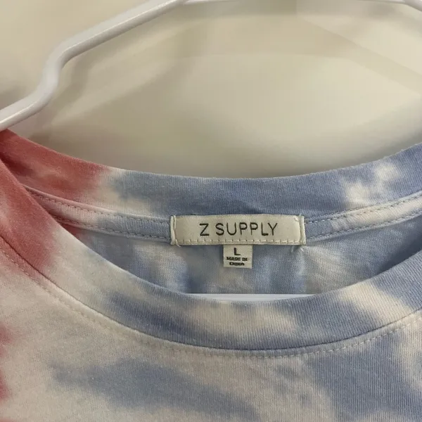 Z Supply Cropped tie dye shirt. Women’s Large - Image 3