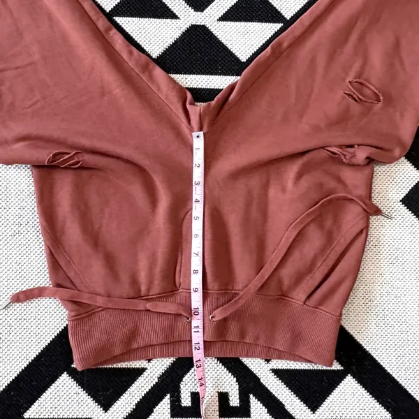 Aerie The Destroyed City Jogger in Brown-Rust Medium - Image 6