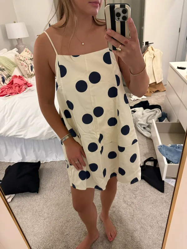 Boutique Polka dot baby doll dress - Image 3