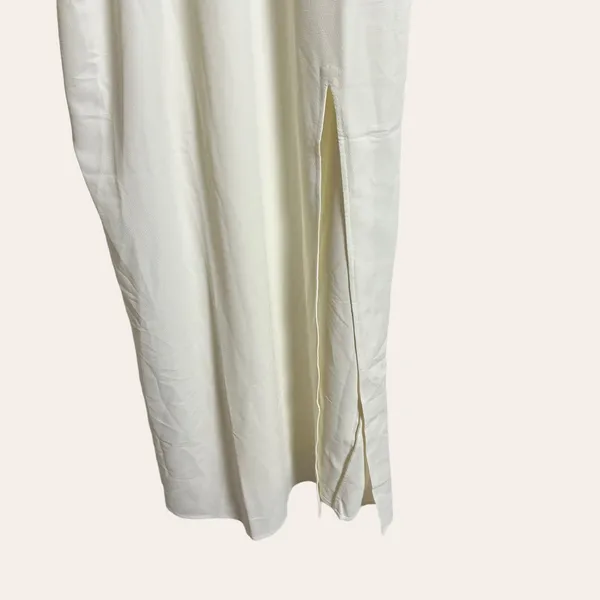 Hill House Simone Long Sleeve Maxi Dress in Coconut Milk Size L - Image 10