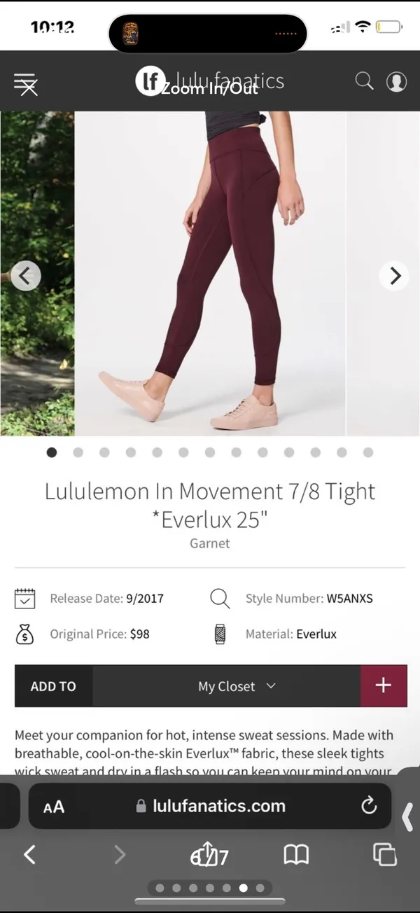 (10) Lululemon leggings - Image 7