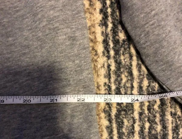 Long Sleeve Gray Sweatshirt Size XXL - Image 3
