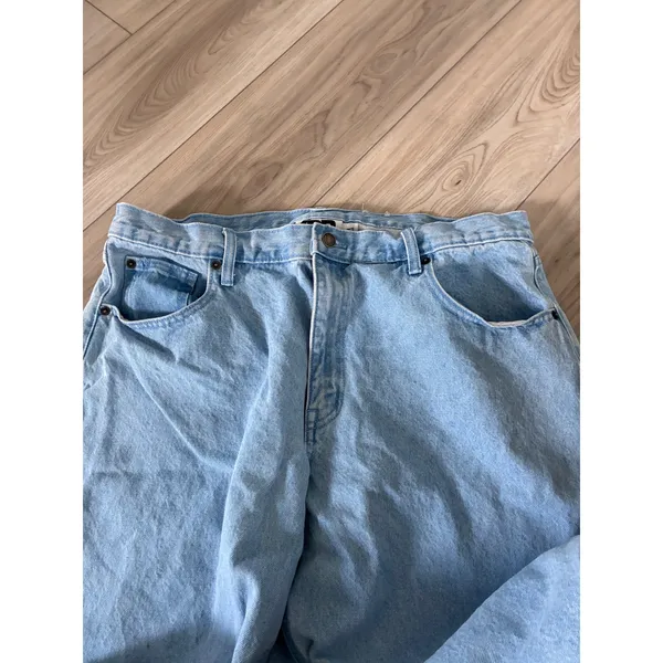 KBB by Kahlana Light Wash Wide Leg High Waisted Jeans Womens Size 14 Blue Denim - Image 2