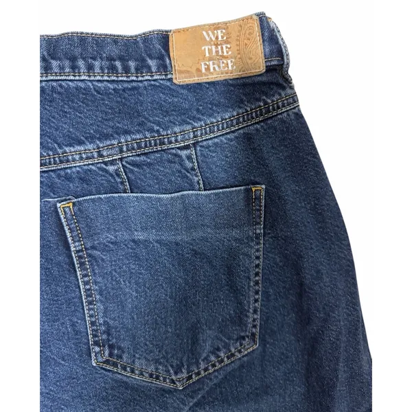 We The Free People CRVY Gia High Rise Wide-Leg Baggy‎ Jeans Women's Size 33 - Image 10