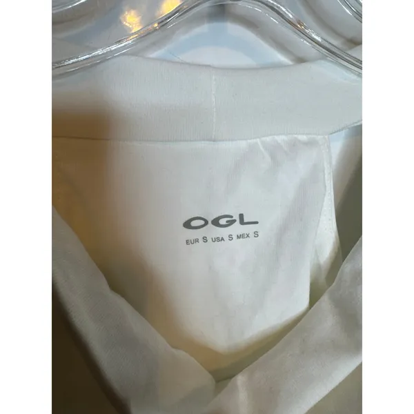 OGL Women Small White Stretch Linen Blend Cowl Neck Tank Top Brand New - Image 4