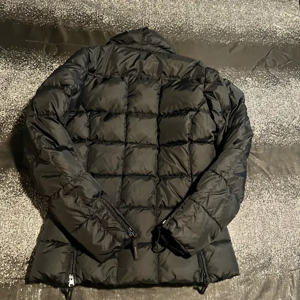 Womens M Miss Sixty Vintage Y2K Black Quilted Puffer Jacket - Image 2