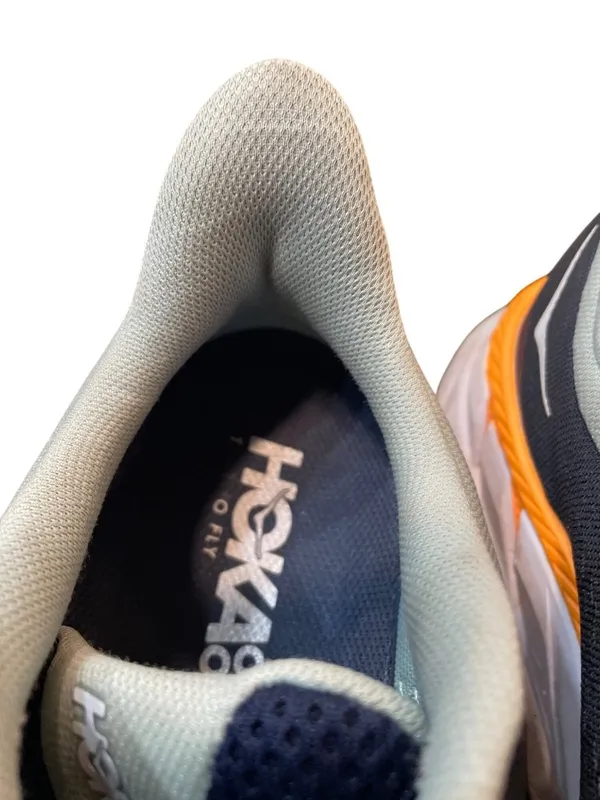 Hoka One Clifton 7 wms blue orange walking running sneakers sz 8.5D SKU 10-351 - Image 9