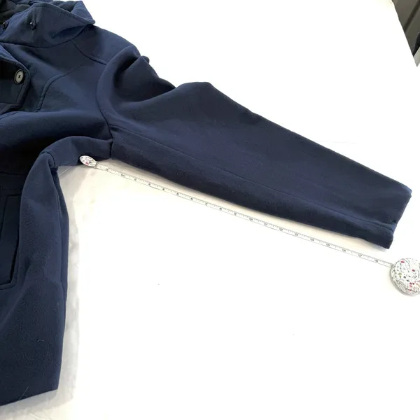 Torrid Navy Blue‎ Double Breasted Pea Coat Pockets Size 1X - Image 12