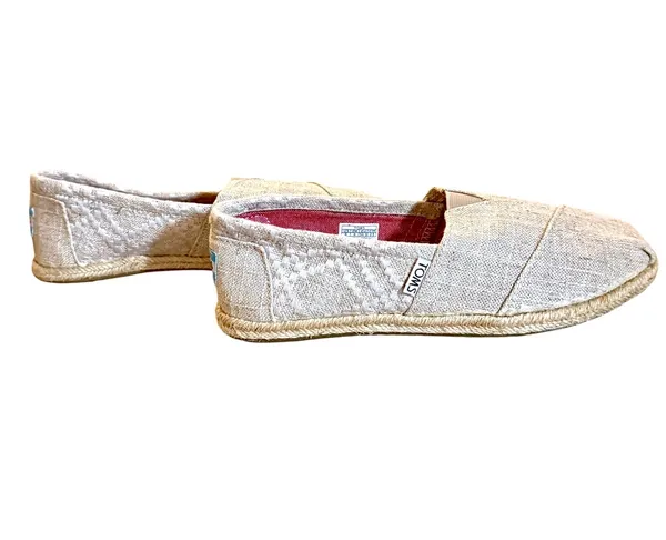 TOMS Women’s Alpargata Hemp Embroidered Slip-On Espadrille Loafers - Image 7