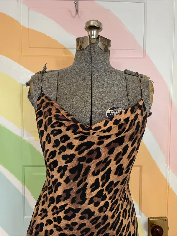 Alice + Olivia Harmony Leopard Print Mini Slip Dress Sz 0 🧡🎀 - Image 5