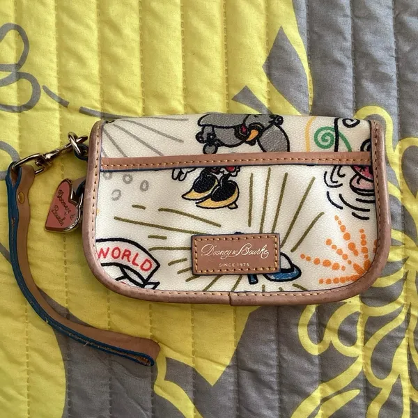 Dooney & Bourke Disney Parks Sketch Flap Wristlet Wallet - Image 3