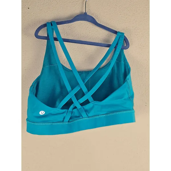 Lululemon Womens Intense Teal Energy Bra‎ 8 - Image 2