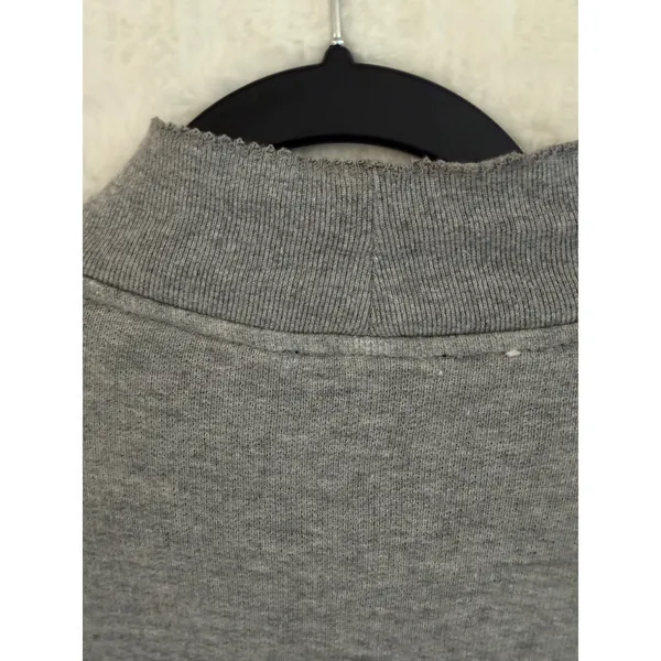 J.Crew Womens Mock Neck Sweatshirt Gray Cotton French‎ Terry Pullover Size M - Image 7