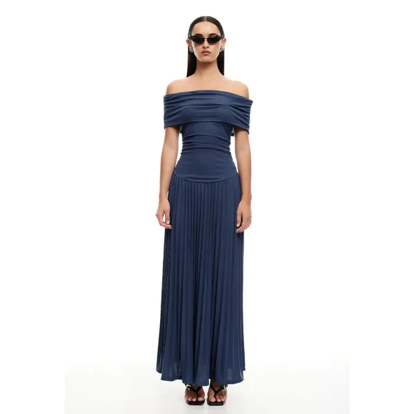 LIONESS Field Of Dreams Dress in Navy Small New Womens Maxi Gown - Image 10