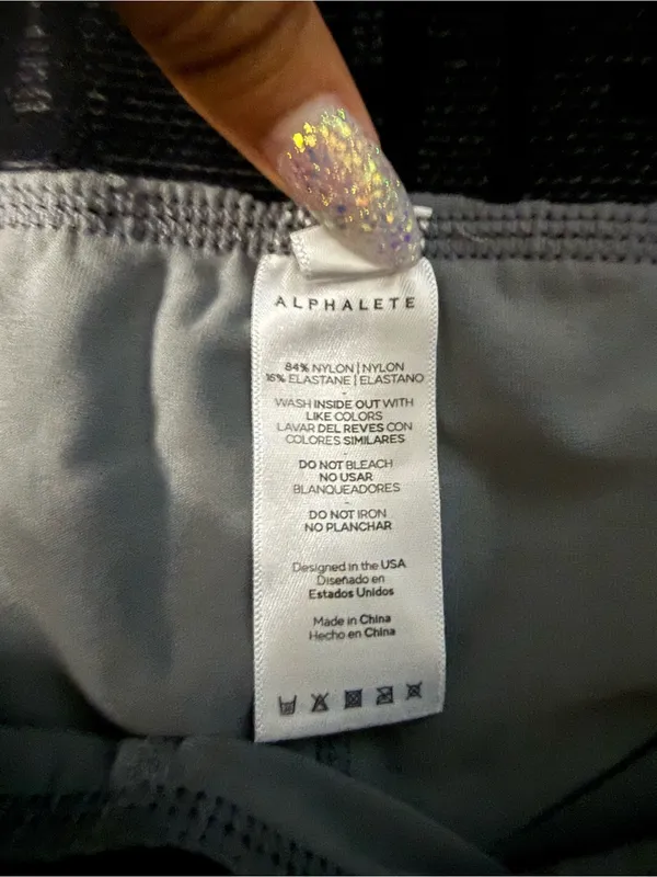 Alphalete Gray Performance Leggings - Image 6